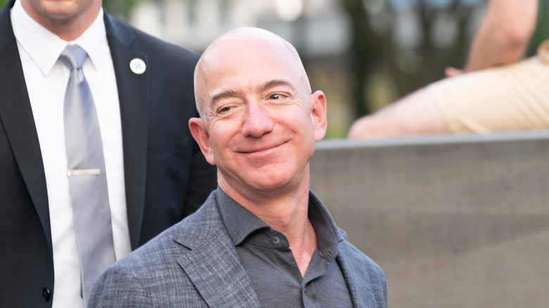 Jeff Bezos smiling