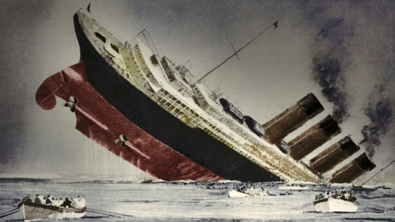 sinking lusitania