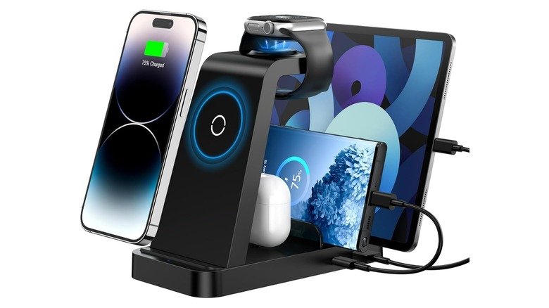 5-in-1 Wireless/Wired Charging Station