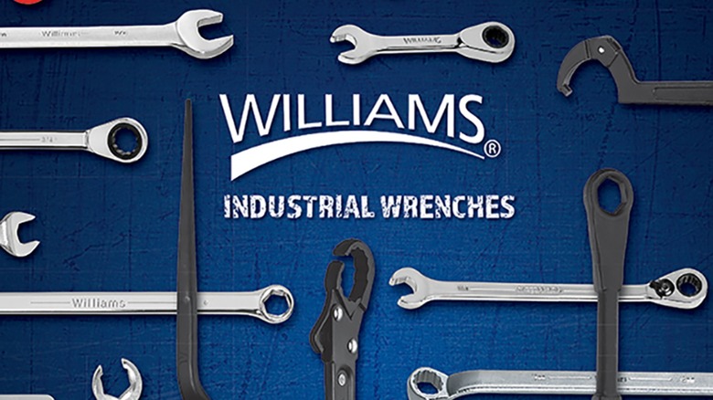 A Williams wrench advertisement