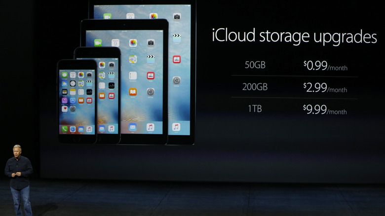 an iCloud presentation