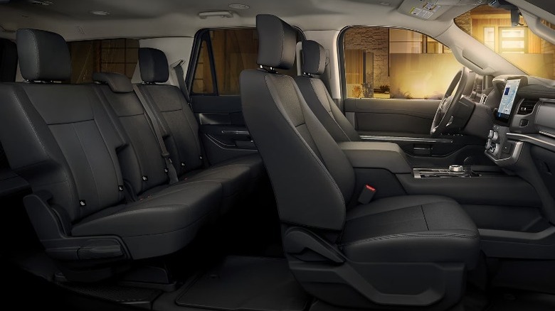 Interior of 2024 ford expedition