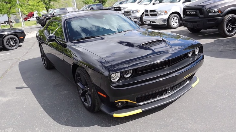 Black Dodge Challenger R/T