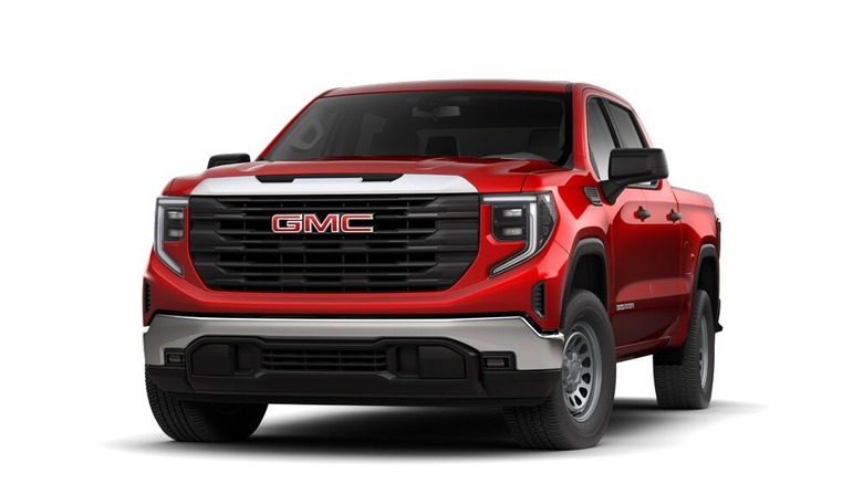 GMC Sierra Pro in red