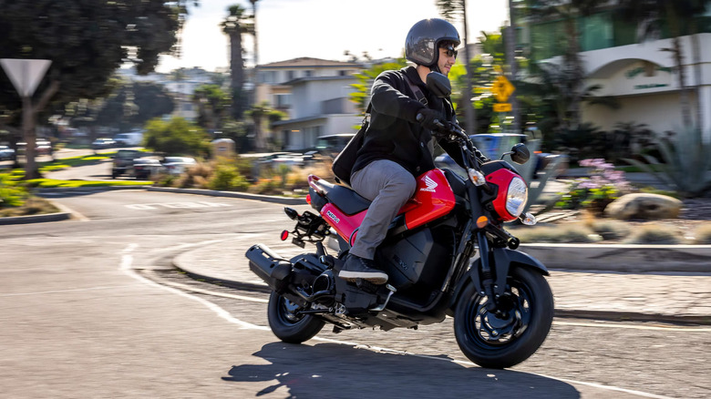 A Honda Navi in motion