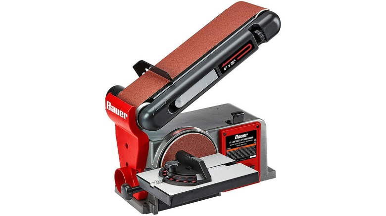 Bauer belt and disc sander combo tool