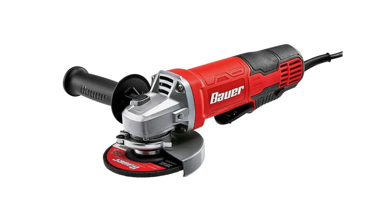 Bauer corded angle grinder with paddle switch