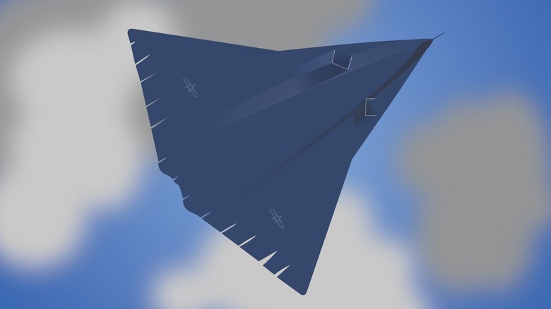 Artists rendition of the underside of the Chengdu J-36 based on photographs of the jet in flight.