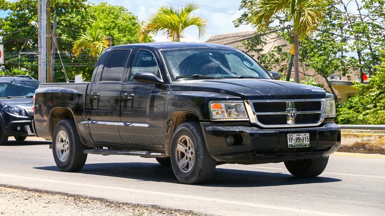 Dodge Dakota in a parking lot