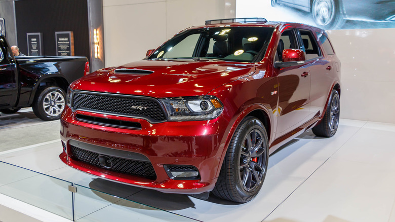 Dodge Durango SRT on showroom floor