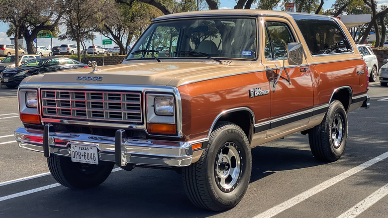 Dodge Ramcharger in parking lot