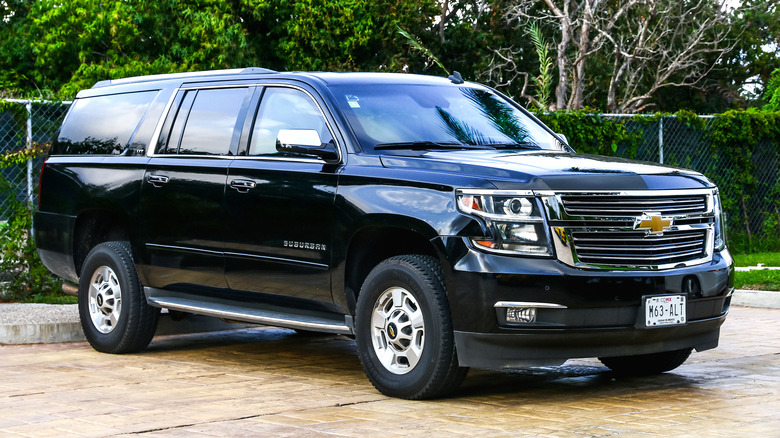 Black Chevrolet Suburban