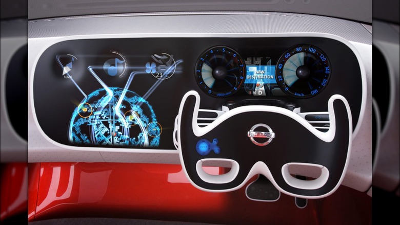 Nissan Round Box dashboard