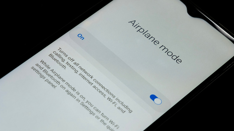 Airplane mode setting on android