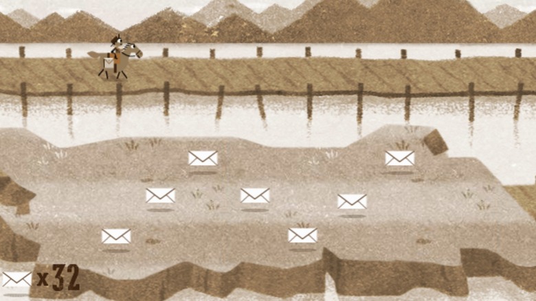 Google Pony Express Doodle