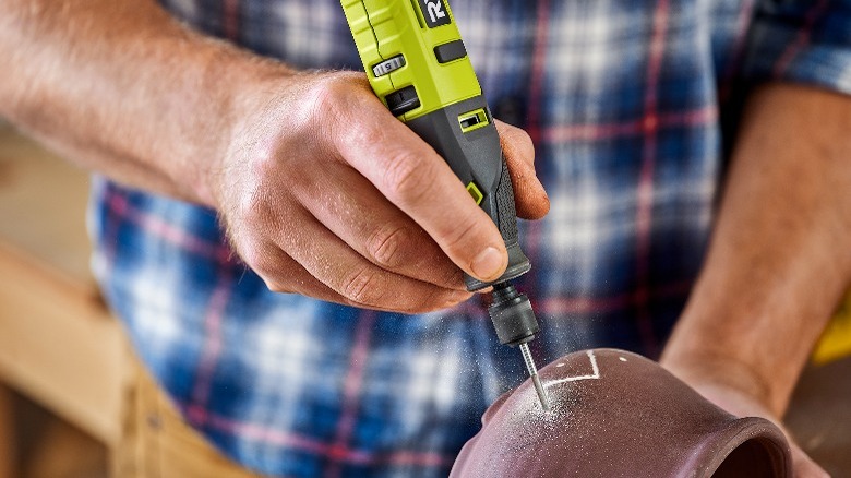 Carving with USB Lithium Rotary Tool Kit