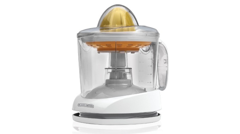 A Black+Decker CJ625 Citrus Juicer against a white background