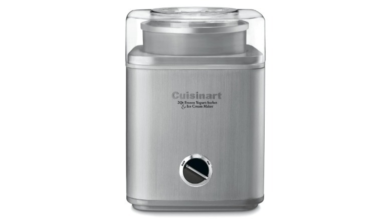 A Cuisinart ICE-30 Ice Cream Maker against a white background