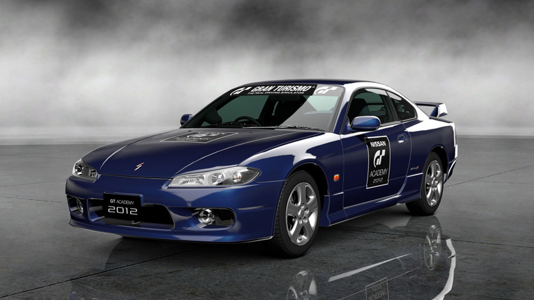 Blue Nissan Silvia S15 Gran Turismo Nissan Academy