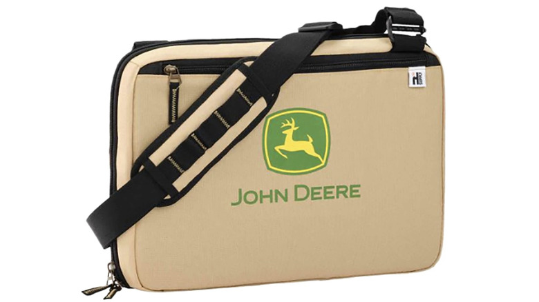 John Deere Heritage Supply Pro Padfolio on white background.