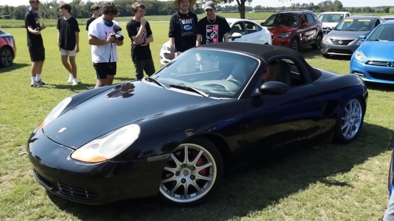 MrBeast gives away a Porsche Boxster