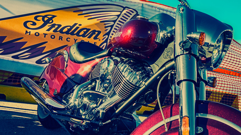 an Indian Scout Motorcycle