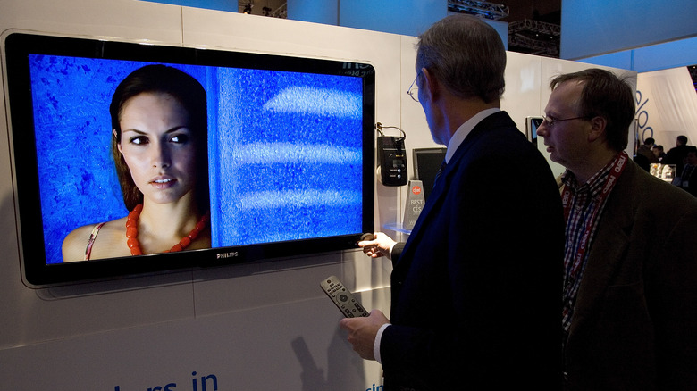 Philips television demonstration