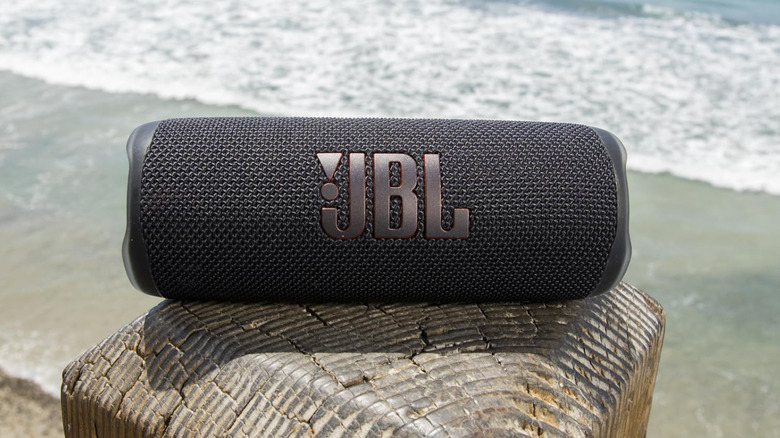 JBL Flip 6 at the beach