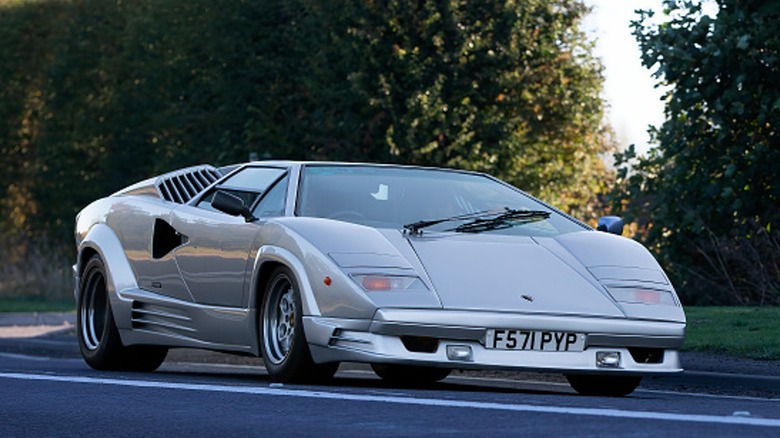 2022 Lamborghini Countach on the road