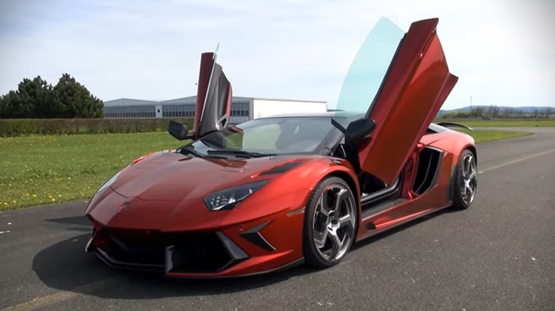 Lamborghini Mansory Carbonado GT parked