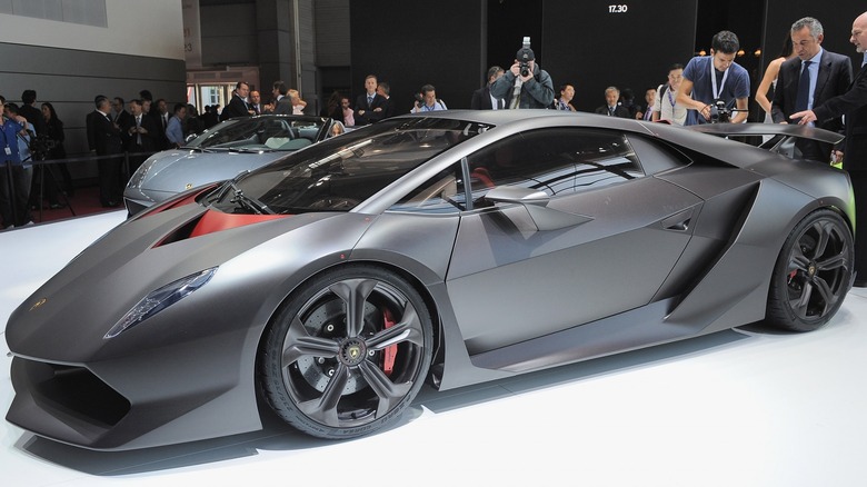 Lamborghini Sesto Elemento at a show