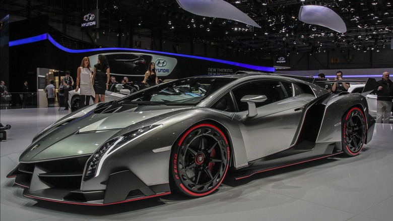 Lamborghini Veneno Coupé at a show