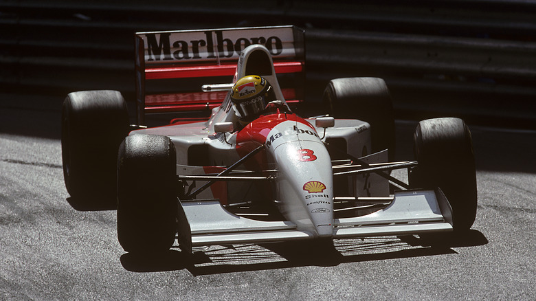 Aryton Senna at the 1993 Monaco Grand Prix