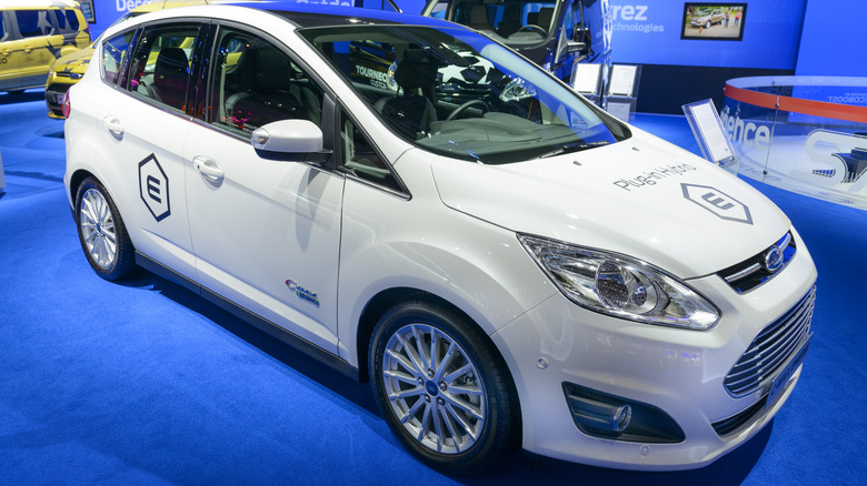 Ford C-Max on a showroom floor