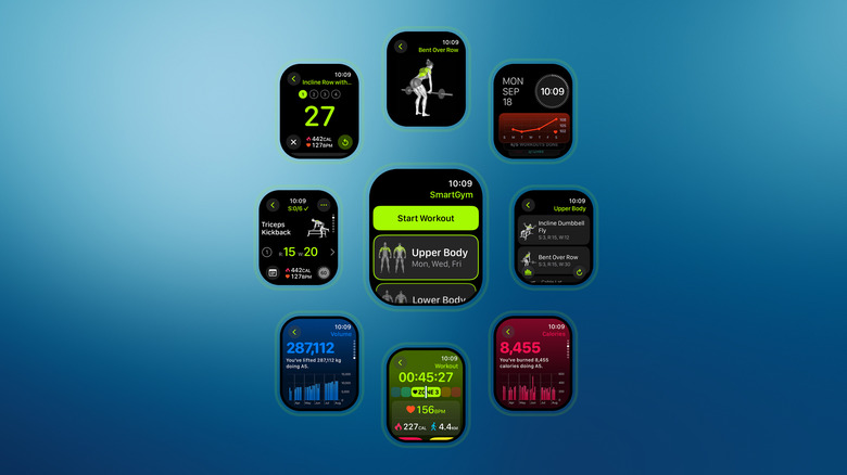 SmartGym app multiple watches