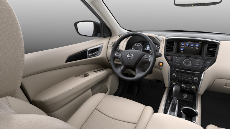 Interior of 2020 Nissan Pathfinder