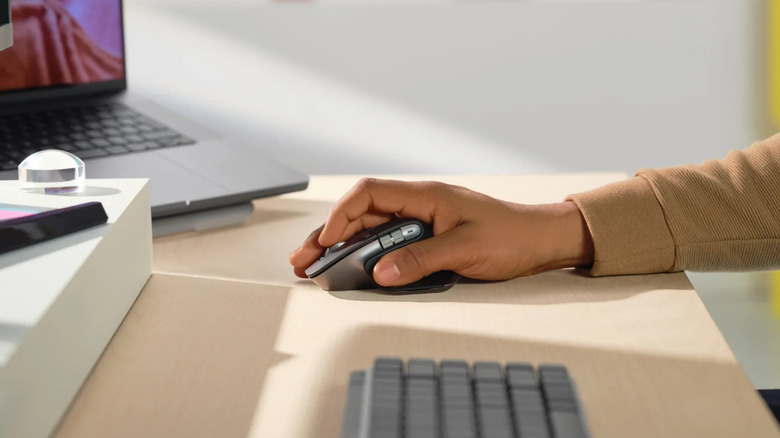 Logitech MX Master 3S on desk