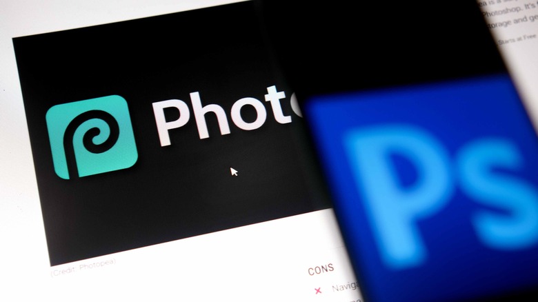 Photopea Logo blurred out