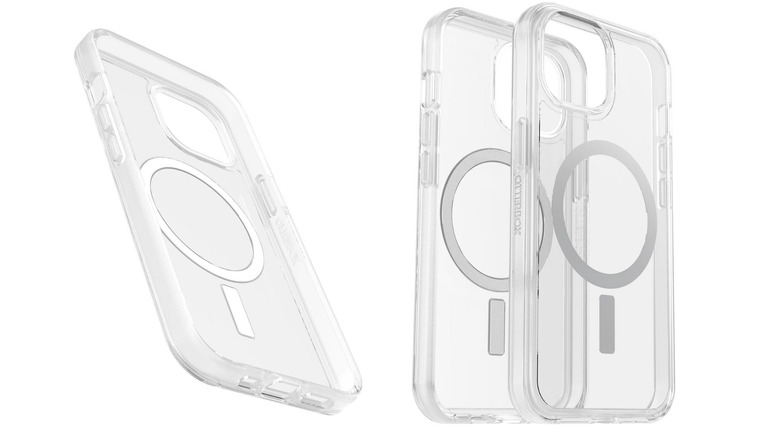 clear OtterBox iPhone 15 cases