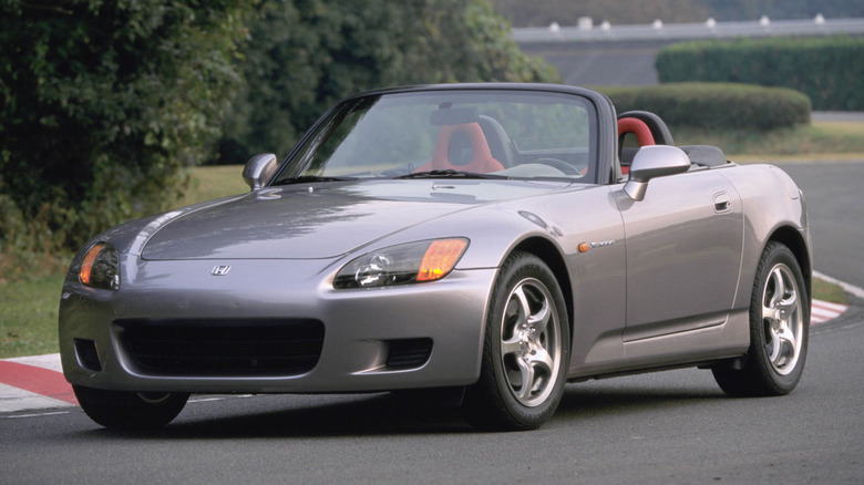 Honda S2000 on the track