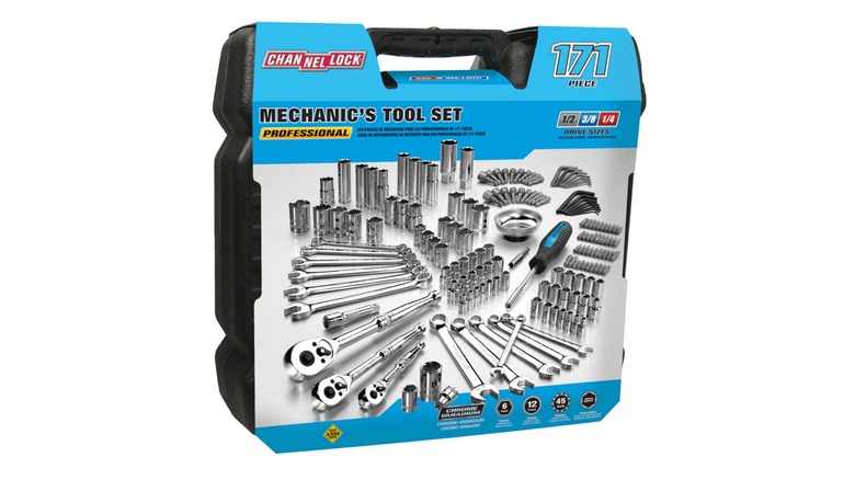 Channellock 171-Piece Mechanic's Tool Set is displayed.