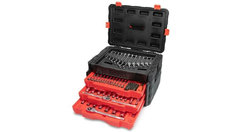 Crescent 229-Piece Mechanics Tool Set is displayed.