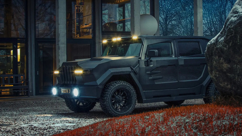 Dartz Prombron Black Stallion armored SUV