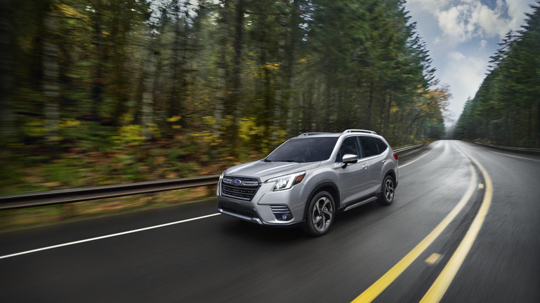 Subaru Forester on a road