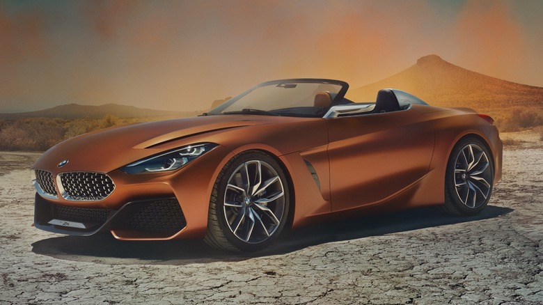 BMW Z4 concept in the desert