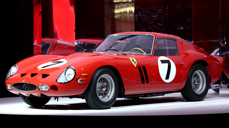 Ferrari 250 GTO on display