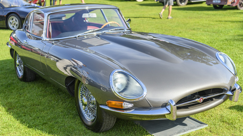 Jaguar E-Type at concours event