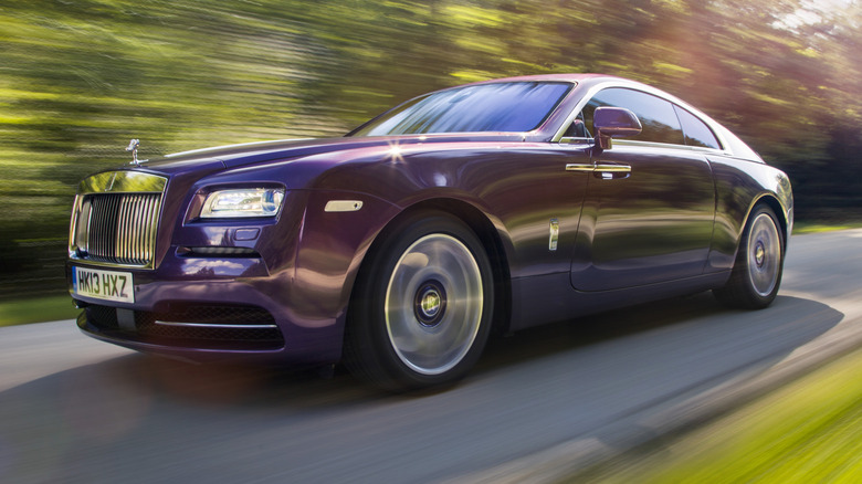 Rolls-Royce Wraith at speed