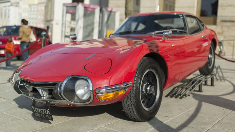 Toyota 2000GT in red