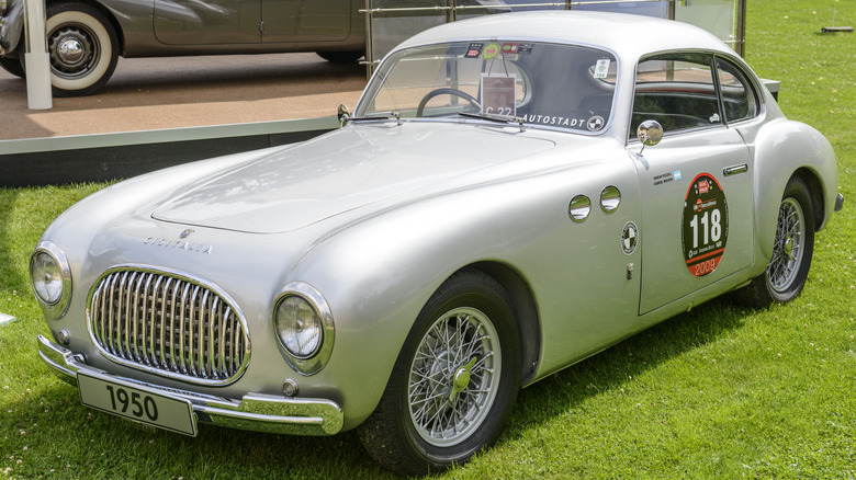 Cisitalia 202 Gran Sport parked front 3/4